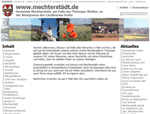 Tablet Screenshot of mechterstaedt.de